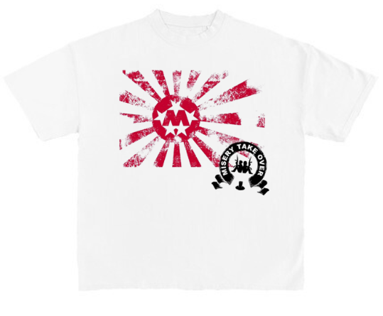old Japanese flag tee